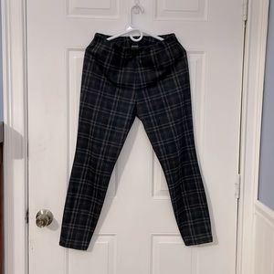 Wild Fable Dark Plaid Stretch Pants
